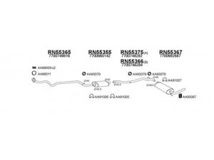 VENEPORTE 550207 išmetimo sistema 
 Išmetimo sistema -> Išmetimo sistema, visa