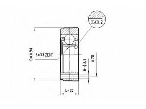 STATIM CW.048 jungčių komplektas, kardaninis velenas 
 Ratų pavara -> Sujungimai/komplektas
113598101, 171498103, 171498103C