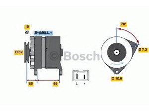 BOSCH 0 986 031 711 kintamosios srovės generatorius 
 Elektros įranga -> Kint. sr. generatorius/dalys -> Kintamosios srovės generatorius
60 01 000 269, 77 00 268 597, 77 00 665 496