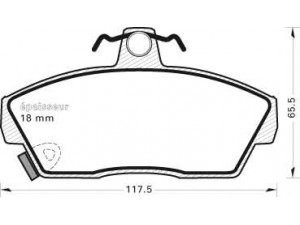 MGA 294 stabdžių trinkelių rinkinys, diskinis stabdys 
 Techninės priežiūros dalys -> Papildomas remontas
67322036NBI, GBP90314, GBP90328