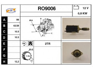 SNRA RO9006 starteris