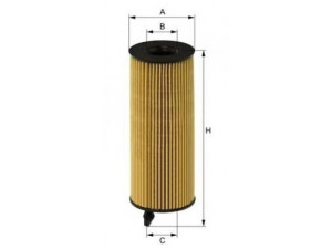 UNIFLUX FILTERS XOE125 alyvos filtras 
 Techninės priežiūros dalys -> Techninės priežiūros intervalai
955.107.222.00, 057 115 561 M