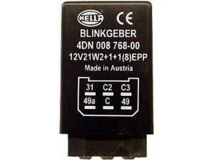 HELLA 4DN 008 768-001 posūkio rodiklio pertraukiklis 
 Elektros įranga -> Relė
165997, 3 103 895 M1, 0009732508