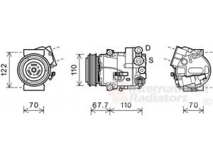 VAN WEZEL 3700K608 kompresorius, oro kondicionierius 
 Oro kondicionavimas -> Kompresorius/dalys
1618418, 13385464