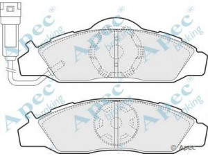 APEC braking PAD957 stabdžių trinkelių rinkinys, diskinis stabdys 
 Techninės priežiūros dalys -> Papildomas remontas
5100481300, 5100481300, 5100481300
