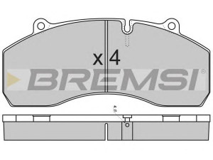 BREMSI BP7309 stabdžių trinkelių rinkinys, diskinis stabdys 
 Techninės priežiūros dalys -> Papildomas remontas
M91002703, M91002703, 725857, RS188923057317900