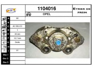 SNRA 1104016 stabdžių apkaba 
 Stabdžių sistema -> Stabdžių matuoklis -> Stabdžių matuoklio montavimas
3487290, 542074