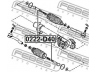FEBEST 0222-D40 vidinė skersinė vairo trauklė 
 Vairavimas -> Vairo mechanizmo sujungimai
D8521-EB70A, D8E21-EB70A