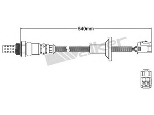WALKER PRODUCTS 250-24486 lambda jutiklis 
 Variklis -> Variklio elektra
89465 02100, 89465 12620, 89465 12700