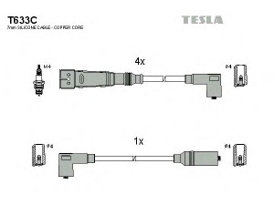 TESLA T633C uždegimo laido komplektas 
 Kibirkšties / kaitinamasis uždegimas -> Uždegimo laidai/jungtys
032905041