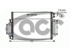 ACR 300672 kondensatorius, oro kondicionierius 
 Oro kondicionavimas -> Kondensatorius
68004053AA