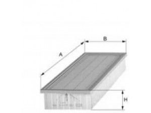 UNIFLUX FILTERS XA801 oro filtras 
 Filtrai -> Oro filtras
51773403, 51773404