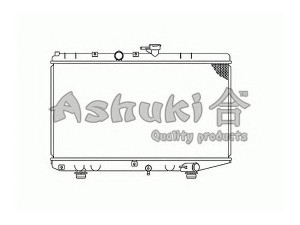 ASHUKI I250-32 radiatorius, variklio aušinimas 
 Aušinimo sistema -> Radiatorius/alyvos aušintuvas -> Radiatorius/dalys
0K31A 15200A, 25310-FD010
