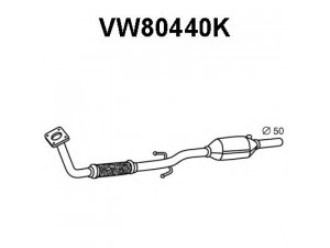 VENEPORTE VW80440K katalizatoriaus keitiklis 
 Išmetimo sistema -> Katalizatoriaus keitiklis
6N0253058RV, 6N0253058RX