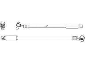 KAWE 514526 stabdžių žarnelė 
 Stabdžių sistema -> Stabdžių žarnelės
13237788, 20912242, 20912243, 562147