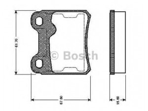BOSCH 0 986 TB2 158 stabdžių trinkelių rinkinys, diskinis stabdys 
 Techninės priežiūros dalys -> Papildomas remontas
1605728, 1605877, 1605879, 44 67 072