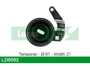 LUCAS ENGINE DRIVE LD0092 įtempiklio skriemulys, paskirstymo diržas
636732, 90323501