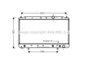 AVA QUALITY COOLING MTA2083 radiatorius, variklio aušinimas 
 Aušinimo sistema -> Radiatorius/alyvos aušintuvas -> Radiatorius/dalys
MB538506