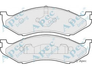 APEC braking PAD852 stabdžių trinkelių rinkinys, diskinis stabdys 
 Techninės priežiūros dalys -> Papildomas remontas
3323ZBK553, 4778058AB, 5252531