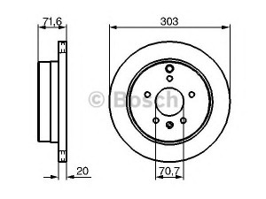 BOSCH 0 986 479 268 stabdžių diskas 
 Dviratė transporto priemonės -> Stabdžių sistema -> Stabdžių diskai / priedai
20968 395, 20968395, 4804637, 96625873