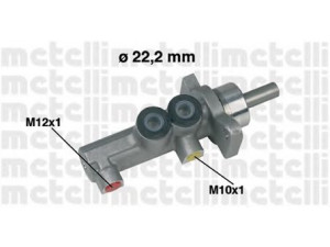 METELLI 05-0381 pagrindinis cilindras, stabdžiai 
 Stabdžių sistema -> Pagrindinis stabdžių cilindras
3495542, 558013