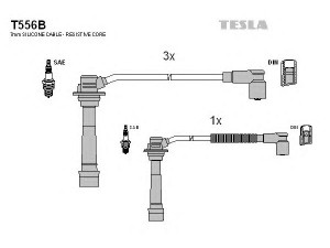 TESLA T556B uždegimo laido komplektas 
 Kibirkšties / kaitinamasis uždegimas -> Uždegimo laidai/jungtys
B69F-18-140A, B69F-18-140B, B6BF-18-140A,B