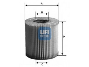 UFI 25.086.00 alyvos filtras 
 Techninės priežiūros dalys -> Techninės priežiūros intervalai
04152-37010