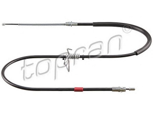 TOPRAN 304 663 trosas, stovėjimo stabdys 
 Stabdžių sistema -> Valdymo svirtys/trosai
1 494 895, 1C152A809AF, 4 095 180