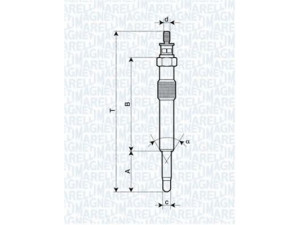 MAGNETI MARELLI 062900018304 kaitinimo žvakė 
 Kibirkšties / kaitinamasis uždegimas -> Kaitinimo kaištis
1 079 401, 1079401, EZD37, XS4U6M090AB