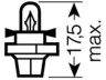 OSRAM 2473 MFX6 lemputė, prietaisų skydelio apšvietimas; lemputė, prietaisų skydelio apšvietimas