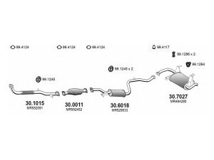 ASSO ART3468 išmetimo sistema 
 Išmetimo sistema -> Išmetimo sistema, visa