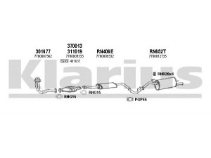 KLARIUS 720677U išmetimo sistema