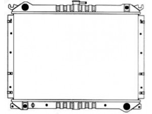 SAKURA  Automotive 1341-0249 radiatorius, variklio aušinimas