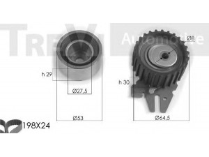 TREVI AUTOMOTIVE KD1251 paskirstymo diržo komplektas 
 Techninės priežiūros dalys -> Papildomas remontas
71754557, 71754558