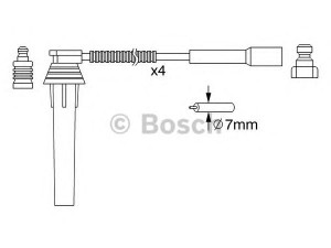BOSCH 0 986 357 052 uždegimo laido komplektas 
 Kibirkšties / kaitinamasis uždegimas -> Uždegimo laidai/jungtys
05018 394AG, 05018394AE, 5018 394AE