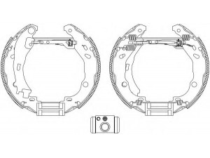 HELLA PAGID 8DB 355 004-921 stabdžių trinkelių komplektas 
 Techninės priežiūros dalys -> Papildomas remontas
4241L7, 77362365, ECY12638ZC, 4241L7