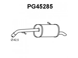 VENEPORTE PG45285 galinis duslintuvas 
 Išmetimo sistema -> Duslintuvas
1730HV