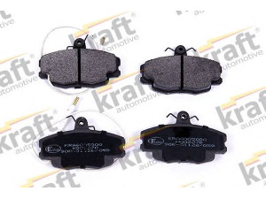 KRAFT AUTOMOTIVE 6005000 stabdžių trinkelių rinkinys, diskinis stabdys 
 Techninės priežiūros dalys -> Papildomas remontas
405035, 410602192R, 6000008126