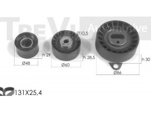 TREVI AUTOMOTIVE KD1181 paskirstymo diržo komplektas 
 Techninės priežiūros dalys -> Papildomas remontas
1112530, YS7J6268AB