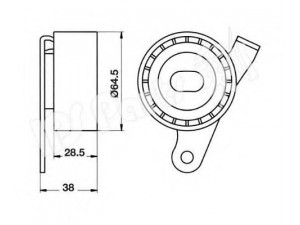 IPS Parts ITB-6210 įtempiklis, paskirstymo diržas
13505-42010, 13505-42020