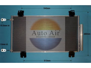 AUTO AIR GLOUCESTER 16-1384 kondensatorius, oro kondicionierius 
 Oro kondicionavimas -> Kondensatorius
80100TL0G01