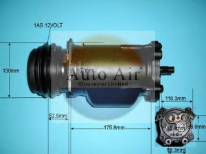 AUTO AIR GLOUCESTER 14-5007R kompresorius, oro kondicionierius 
 Oro kondicionavimas -> Kompresorius/dalys
EAC9616, EAC9616
