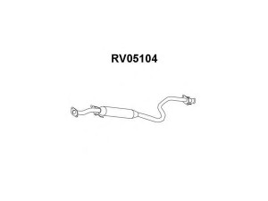 VENEPORTE RV05104 vidurinis duslintuvas 
 Išmetimo sistema -> Duslintuvas
GEX33542, GEX33716, GEX33542, GEX33716