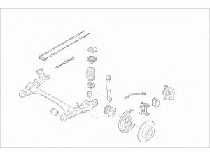 SACHS OPEL-ZAFIR-RS002 vairavimo mechanizmas; rato pakaba 
 Ašies montavimas/vairavimo mechanizmas/ratai -> Prekių paieška pagal schemą