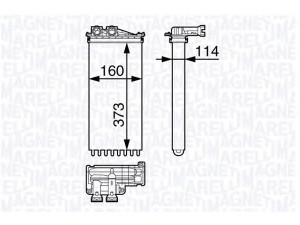 MAGNETI MARELLI 350218351000 šilumokaitis, salono šildymas 
 Šildymas / vėdinimas -> Šilumokaitis
6448.T9