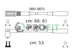 PROFIT 1801-0073 uždegimo laido komplektas 
 Kibirkšties / kaitinamasis uždegimas -> Uždegimo laidai/jungtys
7596550, 7597231, 7597831, 7637166