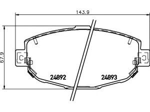 HELLA PAGID 8DB 355 015-341 stabdžių trinkelių rinkinys, diskinis stabdys 
 Techninės priežiūros dalys -> Papildomas remontas
0446524020, 0446524021, 0449124041