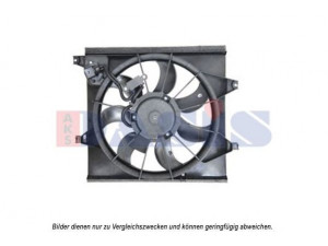 AKS DASIS 518061N ventiliatorius, radiatoriaus 
 Aušinimo sistema -> Oro aušinimas
253802K000