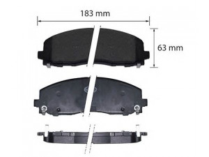 KAISHIN D10219 stabdžių trinkelių rinkinys, diskinis stabdys 
 Techninės priežiūros dalys -> Papildomas remontas
K68159579AA, K68159579AA