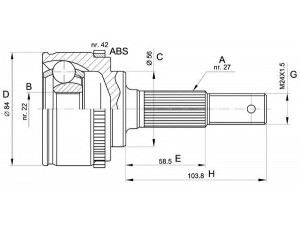 OPEN PARTS CVJ5165.10 jungčių komplektas, kardaninis velenas 
 Ratų pavara -> Sujungimai/komplektas
3910072J10, 3910073J20, 3910173J20